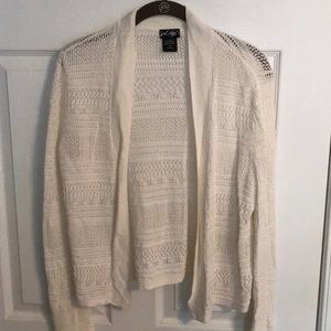 Lord & Taylor Cream Cardigan